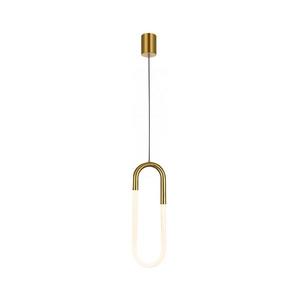 Redo 01-3183 - LED Luster na lanku LATIUM LED/9W/230V mosadz 01-3183 vyobraziť