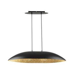 Luster na lanku GONDOLA 2xE27/60W/230V čierna/zlatá 40633 vyobraziť