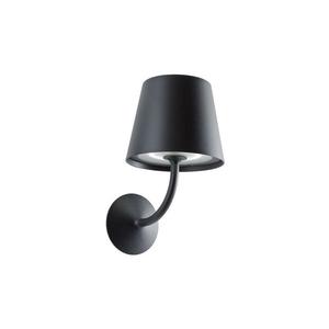 Redo 9125 - LED Vonkajšia nástenná lampa GIORGIO LED/7W/230V IP65 čierna 9125 vyobraziť