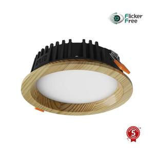 APLED - LED Podhľadové RONDO WOODLINE LED/6W/230V 3000K pr. 15 cm borovica masív 21270 vyobraziť