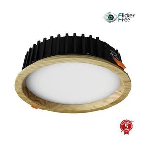 APLED-LED Podhľadové RONDO WOODLINE LED/12W/230V 3000K pr. 20 cm borovica masív 21272 vyobraziť