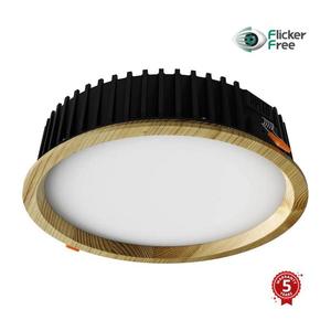 APLED-LED Podhľadové RONDO WOODLINE LED/18W/230V 4000K pr. 26 cm borovica masív 21273 vyobraziť