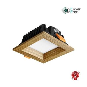 APLED - LED Podhľadové SQUARE WOODLINE LED/3W/230V 4000K 9x9 cm dub masív 21283 vyobraziť
