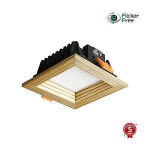 APLED - LED Podhľadové SQUARE WOODLINE LED/3W/230V 4000K 9x9 cm borovica masív 21289 vyobraziť
