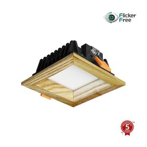 APLED - LED Podhľadové SQUARE WOODLINE LED/3W/230V 4000K 9x9 cm jaseň masív 21295 vyobraziť