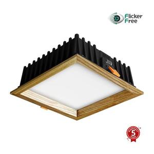 APLED - LED Podhľadové SQUARE WOODLINE LED/12W/230V 4000K 17x17 cm jaseň masív 21299 vyobraziť
