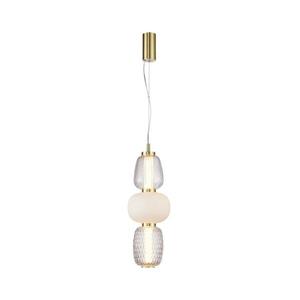 LED Luster na lanku CARO LED/28W/230V zlatá ML0363 vyobraziť
