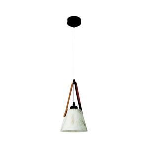 Eurolamp Luster na lanku 1xE27/40W/230V biela 144-28004 vyobraziť