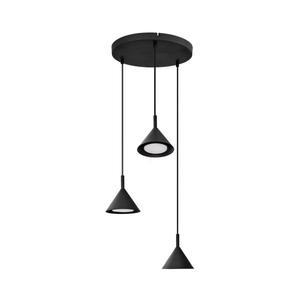Luster na lanku ETNA 3xGX53/10W/230V čierna W-KD 1920/3 BK-B vyobraziť