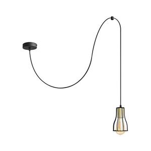 Luster na lanku TUBE 1xE27/15W/230V čierna/zlatá W-KM 1924/1K BK+GO+BK vyobraziť