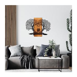 Nástenná dekorácia 76x58 cm stromy drevo/kov 279ENZ1783 vyobraziť