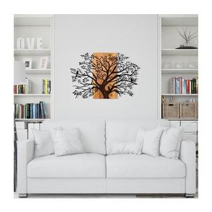 Nástenná dekorácia 85x58 cm strom drevo/kov 279ENZ1773 vyobraziť