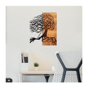 Nástenná dekorácia 47x58 cm strom života drevo/kov 279ENZ1775 vyobraziť