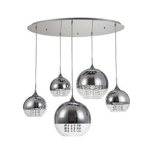 Maytoni P140-PL-170-5-N - Luster na lanku FERMI 5xE27/60W/230V chróm P140-PL-170-5-N vyobraziť