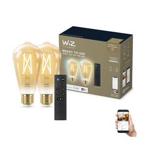 SADA 2xLED Stmievateľná žiarovka ST64 E27/7W/230V 2000-5000K CRI 90 Wi-Fi + DO-WiZ 871951455015501 vyobraziť