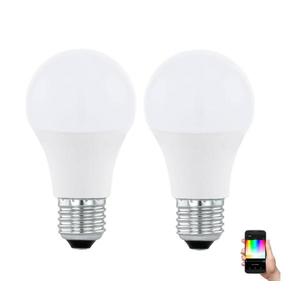 SADA 2xLED RGBW Stmievateľná žiarovka A60 E27/9W/230V 2700-6500K + DO - Eglo 11587 11587 vyobraziť