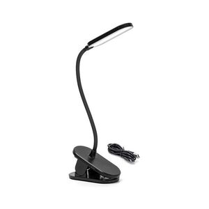 B.V. - LED Stmievateľná nabíjacia stolná lampa s klipom LED/2, 5W/5V čierna B10311J05 vyobraziť