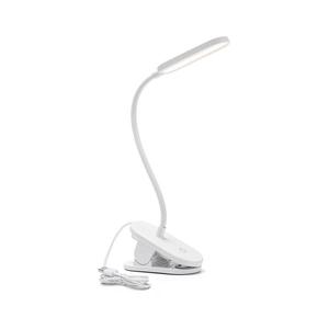 B.V. - LED Stmievateľná stolná lampa s klipom LED/2, 5W/5V biela B10311J04 vyobraziť