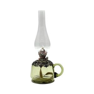 Floriánova huť Petrolejová lampa LUCIE 35 cm lesná zelená zdobená cínom 210-0190-0001-12-00-000 vyobraziť