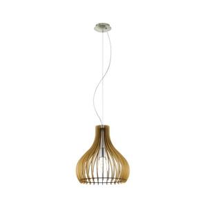 Eglo 61916 - Luster na lanku TINDORI 1xE27/60W/230V pr. 38 cm hnedá 61916 vyobraziť