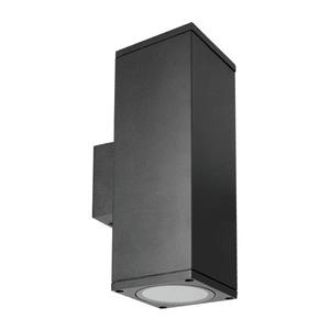 Vonkajšie nástenné svietidlo 2xGU10/35W/230V IP54 hranatý čierna KTLQK04CZ vyobraziť