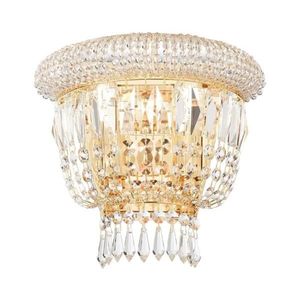 Ideal Lux - Krištáľové nástenné svietidlo DUBAI 2xE14/28W/230V zlatá 201023 vyobraziť