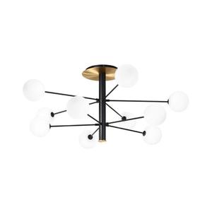 Ideal Lux - LED Luster na tyči COSMOPOLITAN 10xG9/3W/230V pr. 124 cm čierna 273693 vyobraziť