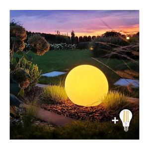LED Vonkajšia lampa GLOBO 1xE27/9W/230V pr. 30 cm IP44 MI2487+BG0287 vyobraziť