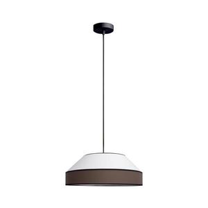 HEXE Luster na lanku MANISO 1xE27/60W/230V pr. 45 cm biela/hnedá 0751 vyobraziť