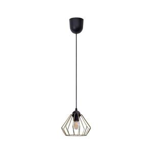 HEXE Luster na lanku CEED GOLD 1xE27/60W/230V pr. 17, 5 cm čierna/zlatá 0724 vyobraziť