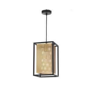 ONLI - Luster na lanku MALIK 1xE27/22W/230V zlatá/čierna 4980/S1 vyobraziť