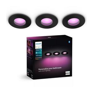 Philips-SADA 3x LED RGBW Stmievateľné kúpeľňové sv. Hue XAMENTO 1xGU10/4, 2W IP44 8720169320895 vyobraziť
