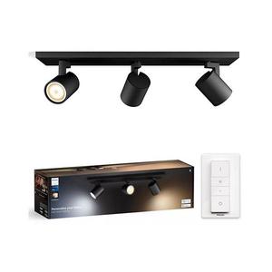 Philips - LED Stmievateľné bodové svietidlo Hue RUNNER 3xGU10/4, 2W/230V + DO čierna 8720169320413 vyobraziť
