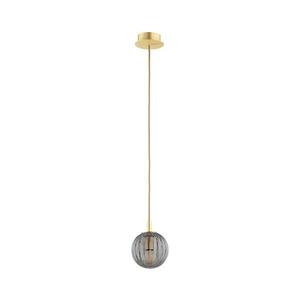 Argon 8512 - Luster na lanku PALOMA 1xE14/7W/230V pr. 12 cm zlatá/čierna 8512 vyobraziť