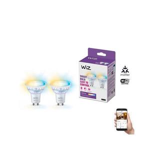SADA 2x LED Stmievateľná žiarovka PAR16 GU10/4, 7W/230V 2700-6500K CRI 90 Wi-Fi-WiZ 8720169076709 vyobraziť