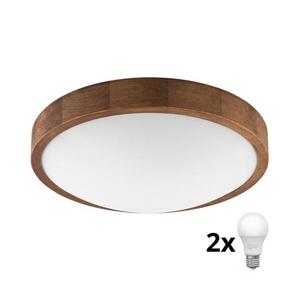 Brilagi Brilagi - Stropné svietidlo CARVALHO 2xE27/60W/230V dub pr. 37 cm vyobraziť