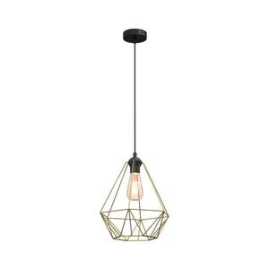 Luster na lanku BASKET 1xE27/60W/230V pr. 35 cm zlatá 654 vyobraziť