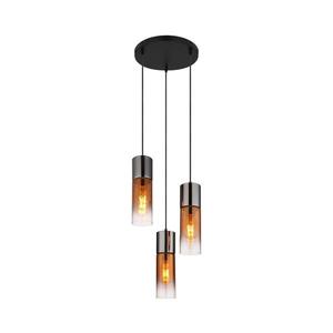 Globo 21000-3HG - Luster na lanku ANNIKA 3xE27/25W/230V čierna/medená 21000-3HG vyobraziť