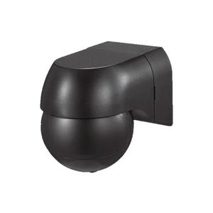Senzor pohybu PIR 180° 400W/230V IP44 čierna 23678 vyobraziť