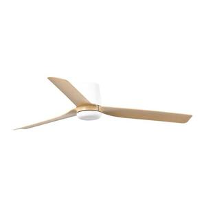 FARO Barcelona FARO 33829-Stropný látor PUNT TUB M hnedá/biela pr.130 cm + diaľkové ovládanie 33829 vyobraziť