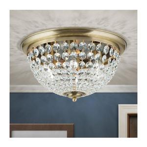 Orion DLU 1840/47-Krištáľové str. svietidlo PLAFOND 6xE27/40W/230V pr.47 cm bronz DLU 1840/47 Patina vyobraziť