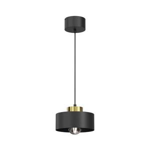 Luster na lanku MARTI 1xE27/15W/230V čierna/zlatá 9997 vyobraziť