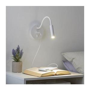 Brilagi - LED Flexibilná nástenná lampa s USB portom MAYA LED/3W/230V biela BRI102 vyobraziť