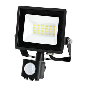 LED Vonkajší reflektor so senzorom LED/20W/230V IP44 6500K čierna KFLNLC20ZBR vyobraziť