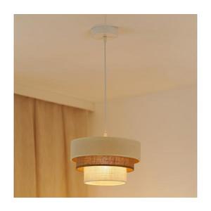 BRILAGI -Luster na lanku DENVER LUNETA 1xE27/15W/230V pr. 25 béžová/hnedá/krémová 608039 vyobraziť