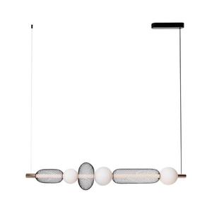MAXLIGHT P0593 - LED Luster na lanku BORA LED/29W/230V biela/čierna P0593 vyobraziť