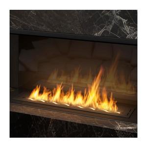 InFire - Vstavaný BIO krb 7, 5x100 cm 6kW čierna SLIMfire Palnik Black Burner 1000 vyobraziť