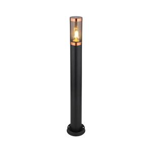 Globo 31588BC - Vonkajšia lampa BOSTON 1xE27/23W/230V IP44 80 cm čierna/meď 31588BC vyobraziť