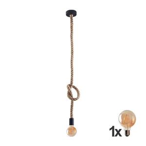 LED Luster na lanku ROPE 1xE27/8W/230V SA1832+BG0226 vyobraziť