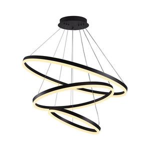 Brilagi -LED Stmievateľný luster na lanku CIRCLE LED/125W/230V 3000-6500K čierna+DO BG-J4313/B vyobraziť